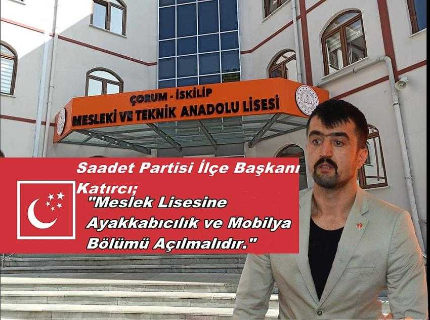 SAADET PARTİSİ İLÇE BAŞKANIN'DAN ÇAĞRI