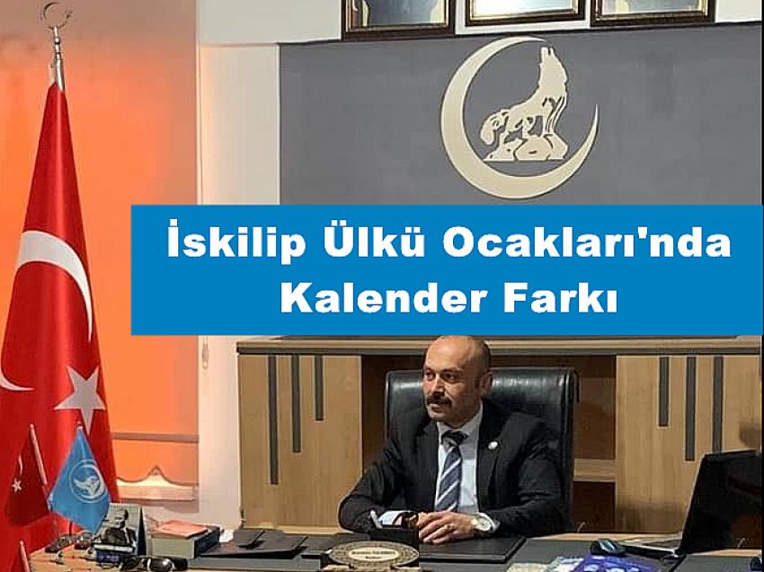 İSKİLİP ÜLKÜ OCAKLARINDA MUHİTTİN KALENDER  FARK YARATMAYA DEVAM EDİYOR