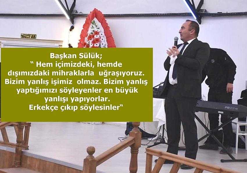 BAŞKAN SÜLÜK; PERSONELİM ÜZERİNDEN DEDİ KODU YAPAN ŞEREFSİZDİR.