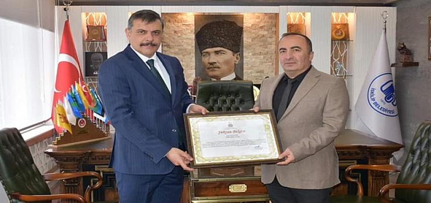 VALİ ÇİFTÇİ’DEN, İSKİLİP’E ŞÜKRAN BELGESİ