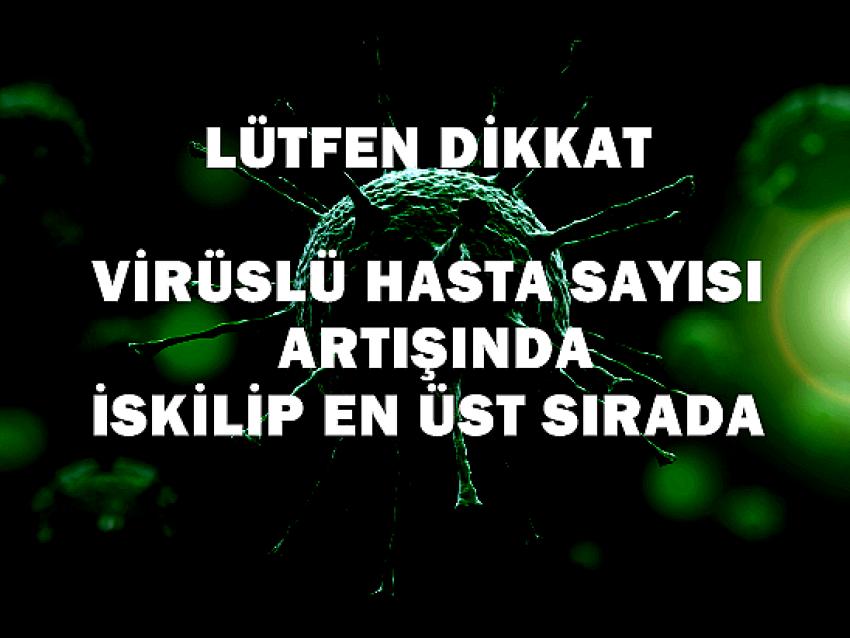 CORANA VİRÜSLÜ HASTA  SAYISINDA