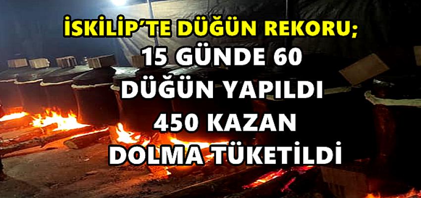 60 DÜĞÜNDE 450 KAZAN DOLMA YEDİK
