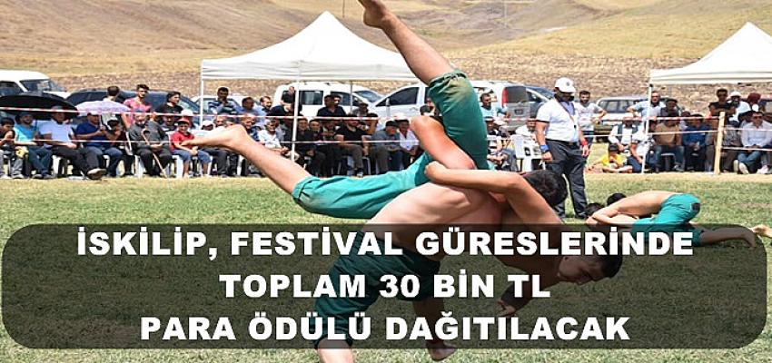 FESTİVAL GÜREŞLERİNDE TOPLAM 30 BİN TL