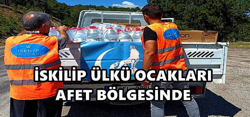 İSKİLİP ÜLKÜ OCAKLARI AFET BÖLGESİNDE
