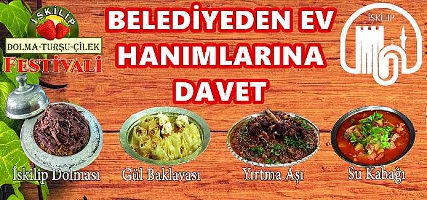 DOLMA, TURŞU, ÇİLEK FESTİVALİNDE  YÖRESEL LEZZETLET YARIŞMASI