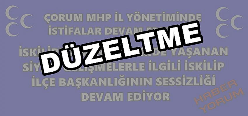 DÜZELTME