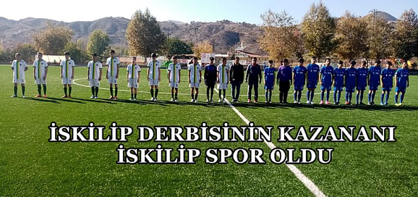 İSKİLİP DERBİSİNİN KAZANANI İSKİLİP SPOR OLDU