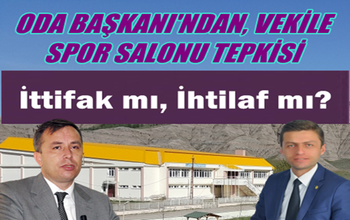 SİVİL TOPLUM ÖRGÜTÜ BAŞKAN'INDAN  KAPALI SPOR SALONU TEPKİSİ